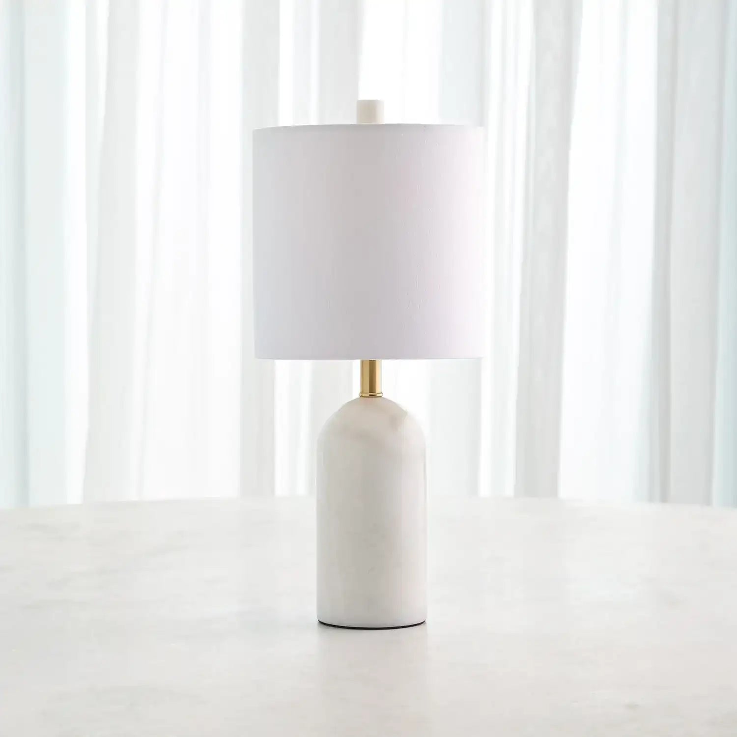 GLOBAL VIEWS, CALLANISH MARBLE LAMP, TABLE LAMPS