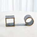 GLOBAL VIEWS GEOMETRY BOOKENDS - Decorative Accents