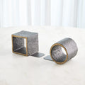 GLOBAL VIEWS GEOMETRY BOOKENDS - Decorative Accents