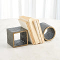 GLOBAL VIEWS GEOMETRY BOOKENDS - Decorative Accents