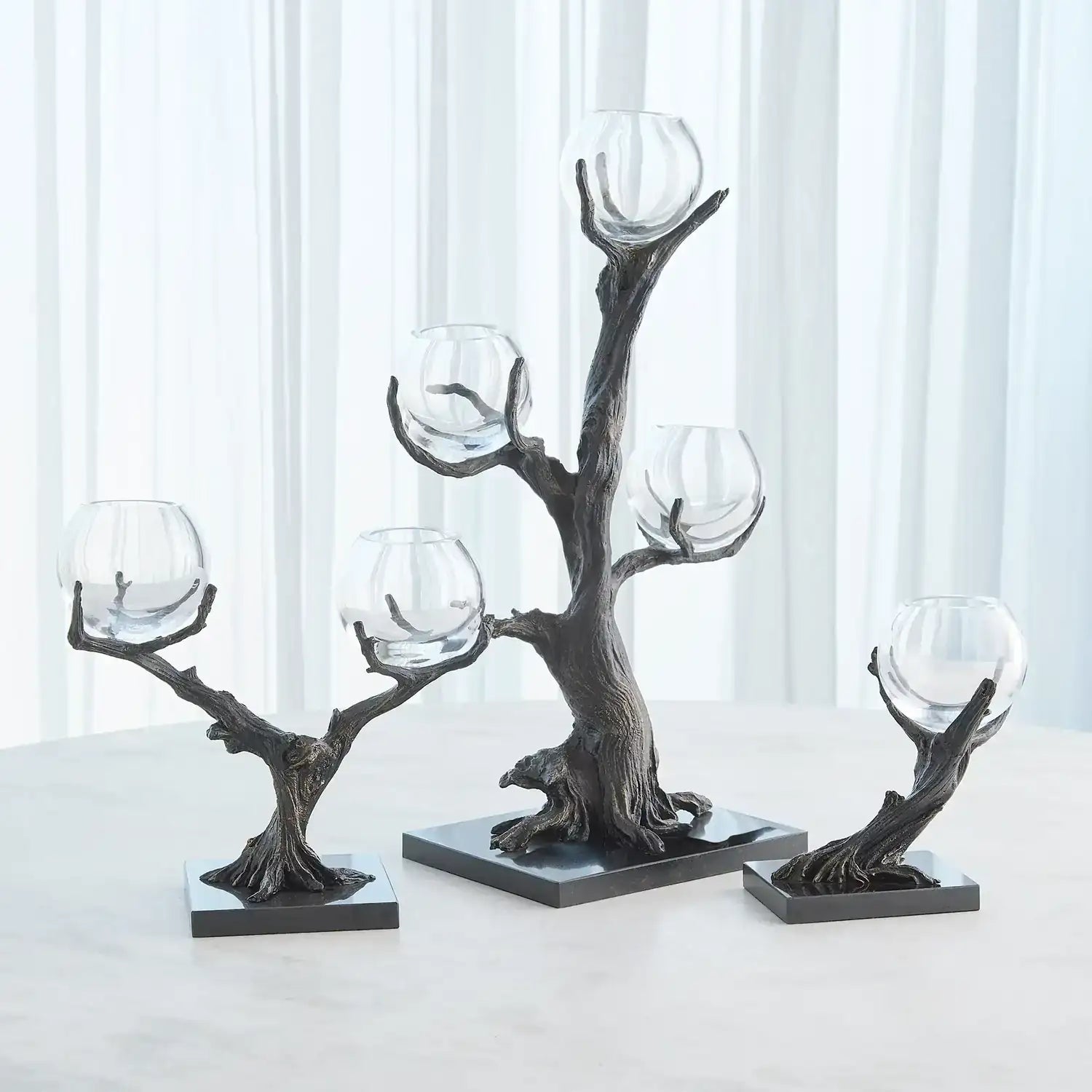 GLOBAL VIEWS MONTEREY 3 VASE HOLDER - Decorative Accents