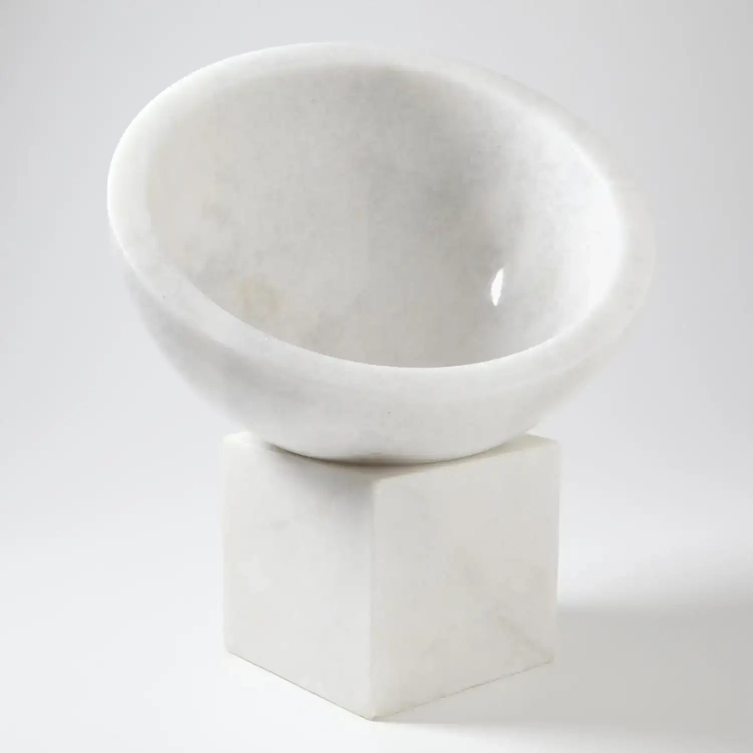 GLOBAL VIEWS ELEMENTS BOWL ON TILT BLOCK - Decorative Accents