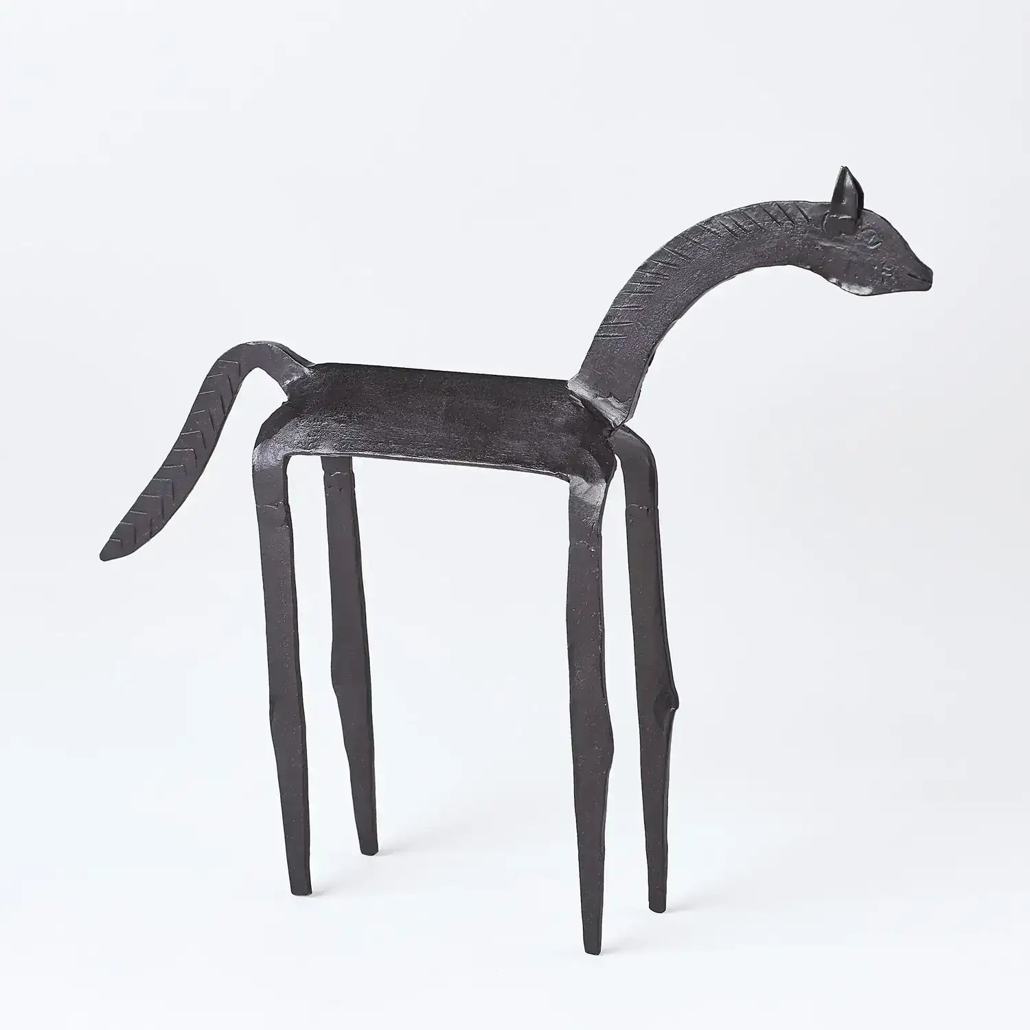 GLOBAL VIEWS PRIMITIVE IRON HORSE - Decorative Accents