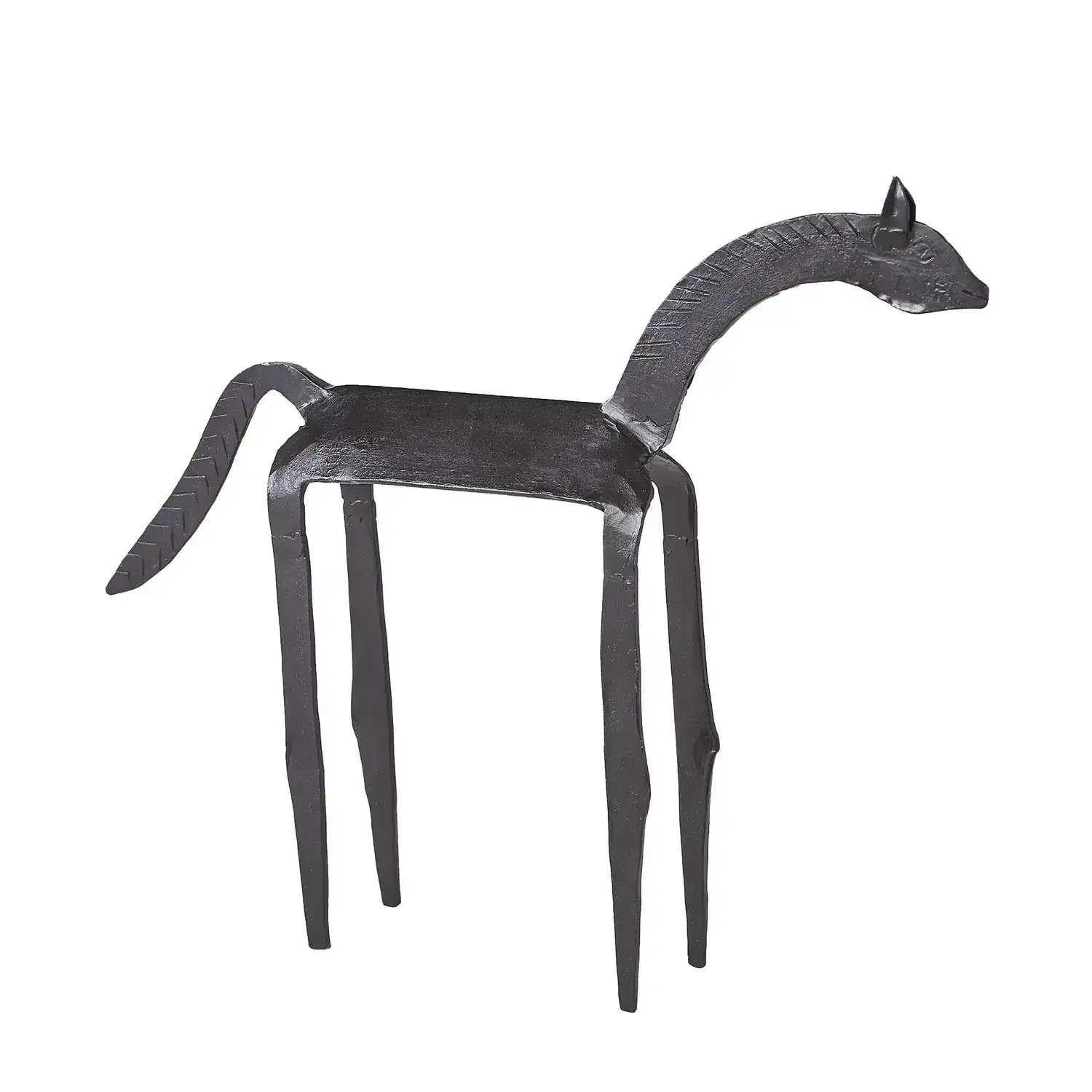 GLOBAL VIEWS PRIMITIVE IRON HORSE - Decorative Accents