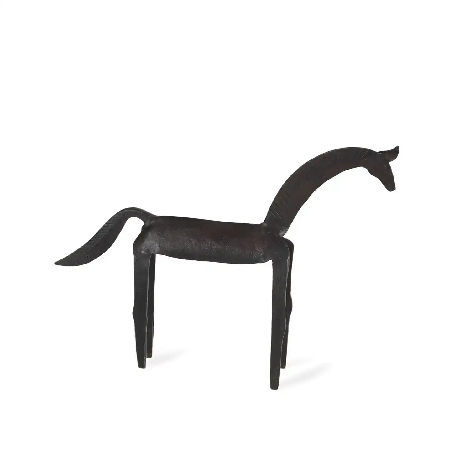 GLOBAL VIEWS PRIMITIVE IRON HORSE - Decorative Accents