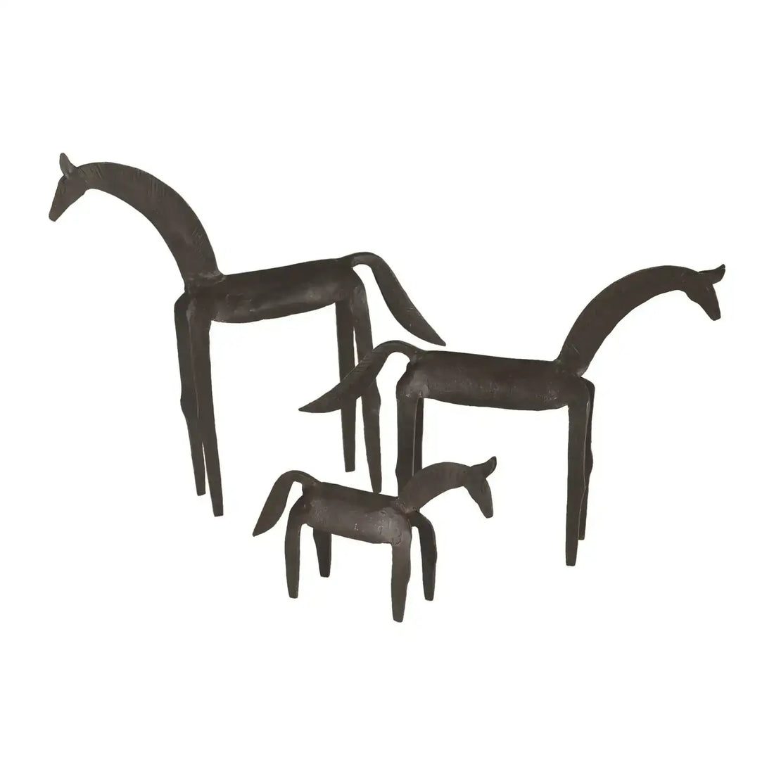 GLOBAL VIEWS PRIMITIVE IRON HORSE - Decorative Accents
