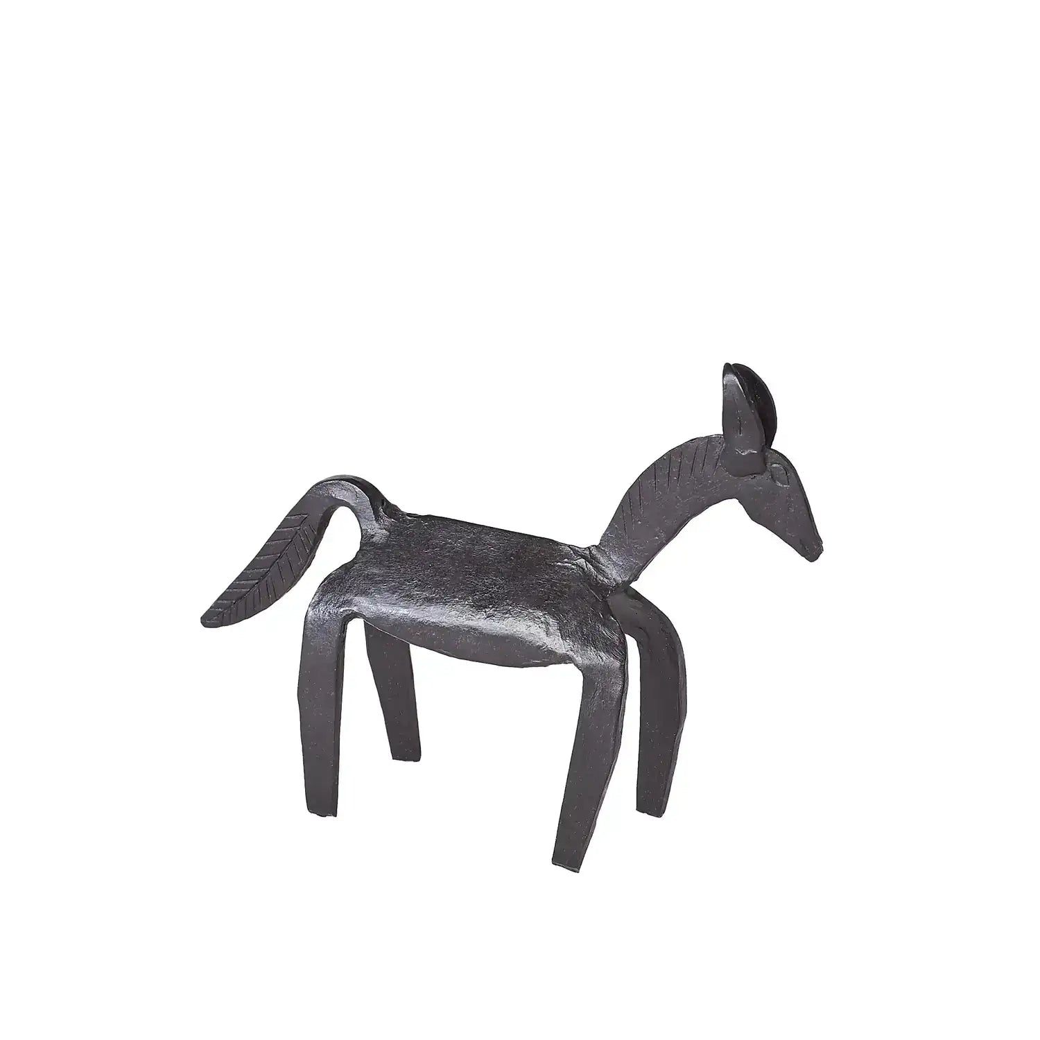 GLOBAL VIEWS PRIMITIVE IRON HORSE - Decorative Accents