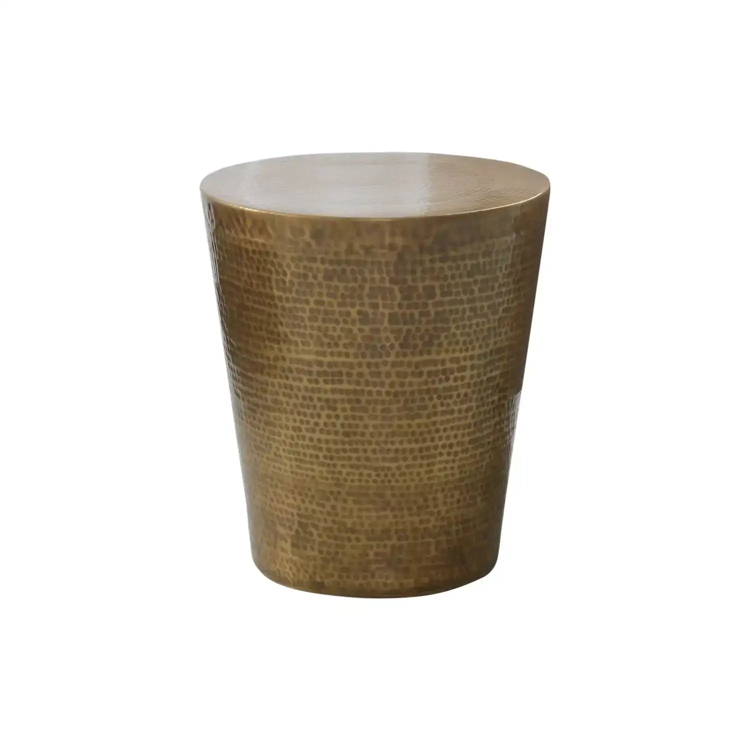 GLOBAL VIEWS IZMIR HAMMERED SIDE TABLE - Side