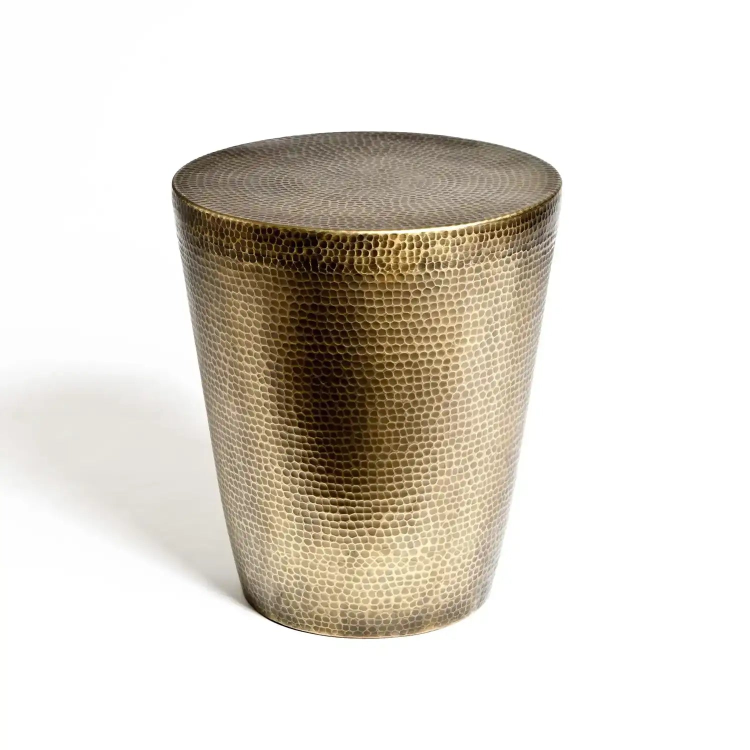 GLOBAL VIEWS IZMIR HAMMERED SIDE TABLE - Side