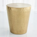 GLOBAL VIEWS IZMIR HAMMERED SIDE TABLE - Side