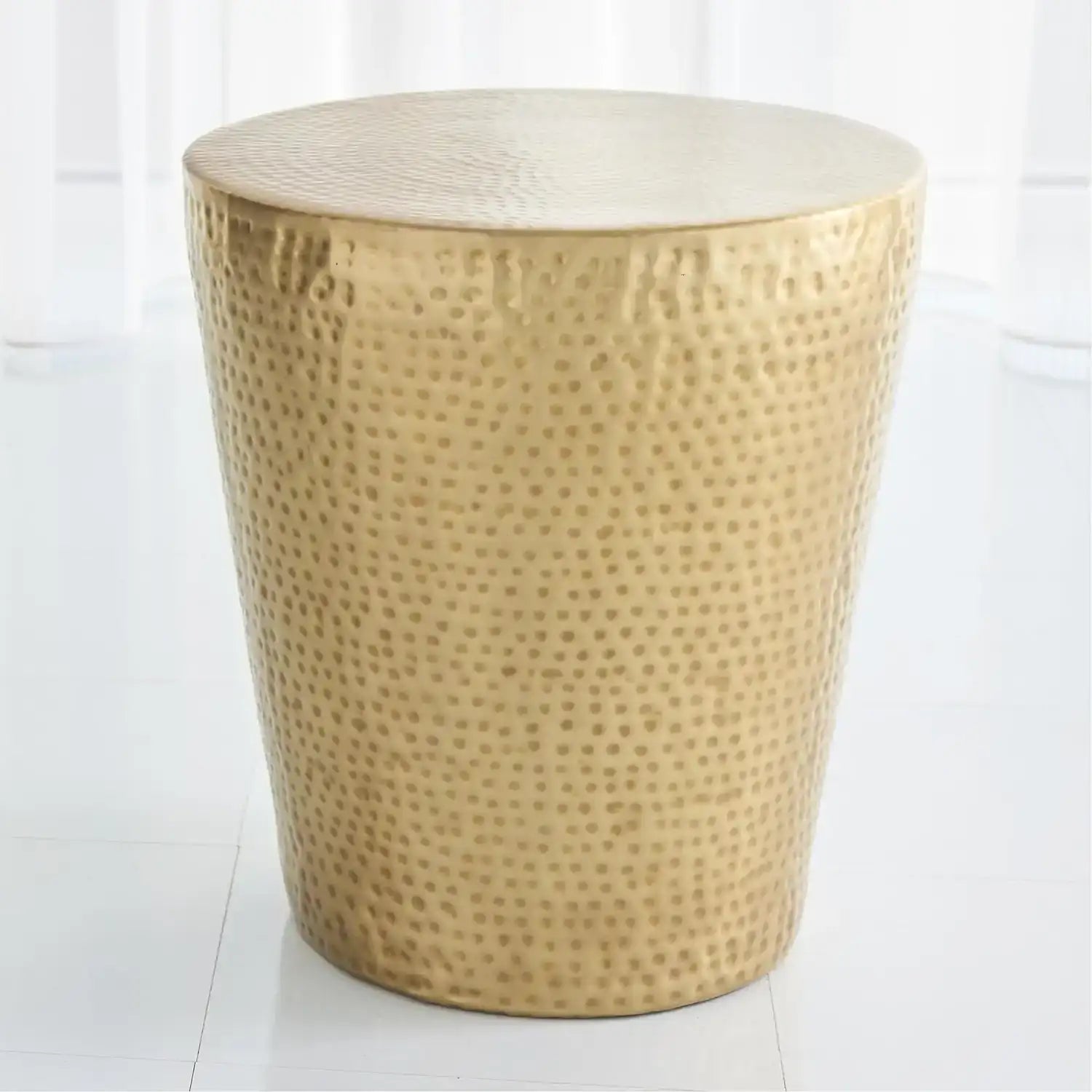 GLOBAL VIEWS IZMIR HAMMERED SIDE TABLE - Side
