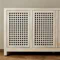 GLOBAL VIEWS DRIFTWOOD LATTICE CREDENZA - Cabinets & Bar