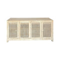 GLOBAL VIEWS DRIFTWOOD LATTICE CREDENZA - Cabinets & Bar