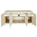 GLOBAL VIEWS DRIFTWOOD LATTICE CREDENZA - Cabinets & Bar
