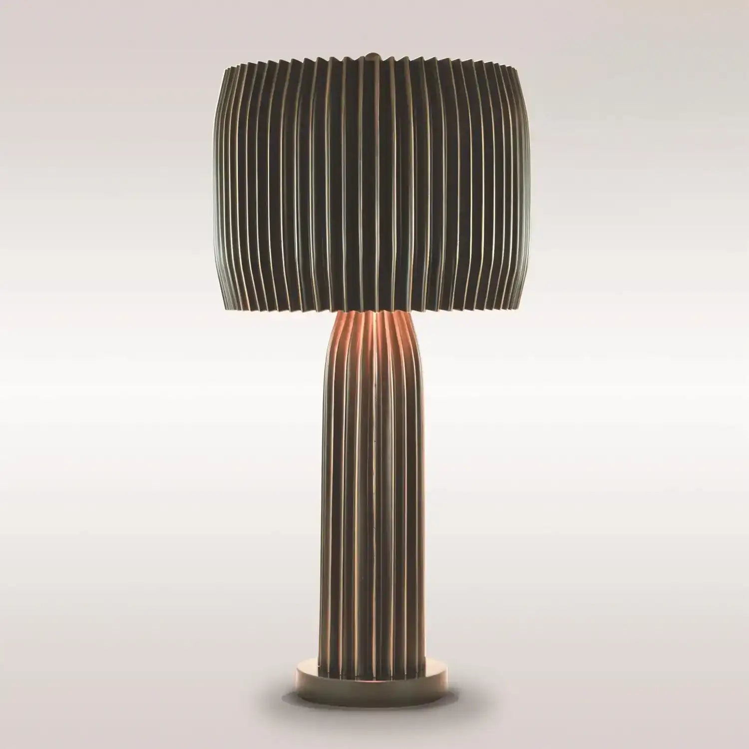 GLOBAL VIEWS, CRIMP TABLE LAMP, TABLE LAMPS