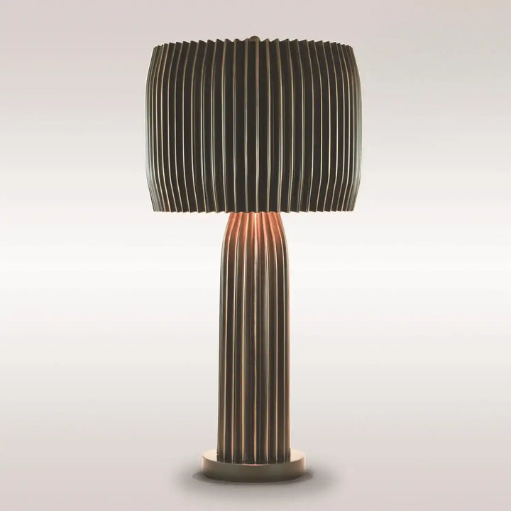 GLOBAL VIEWS, CRIMP TABLE LAMP, TABLE LAMPS