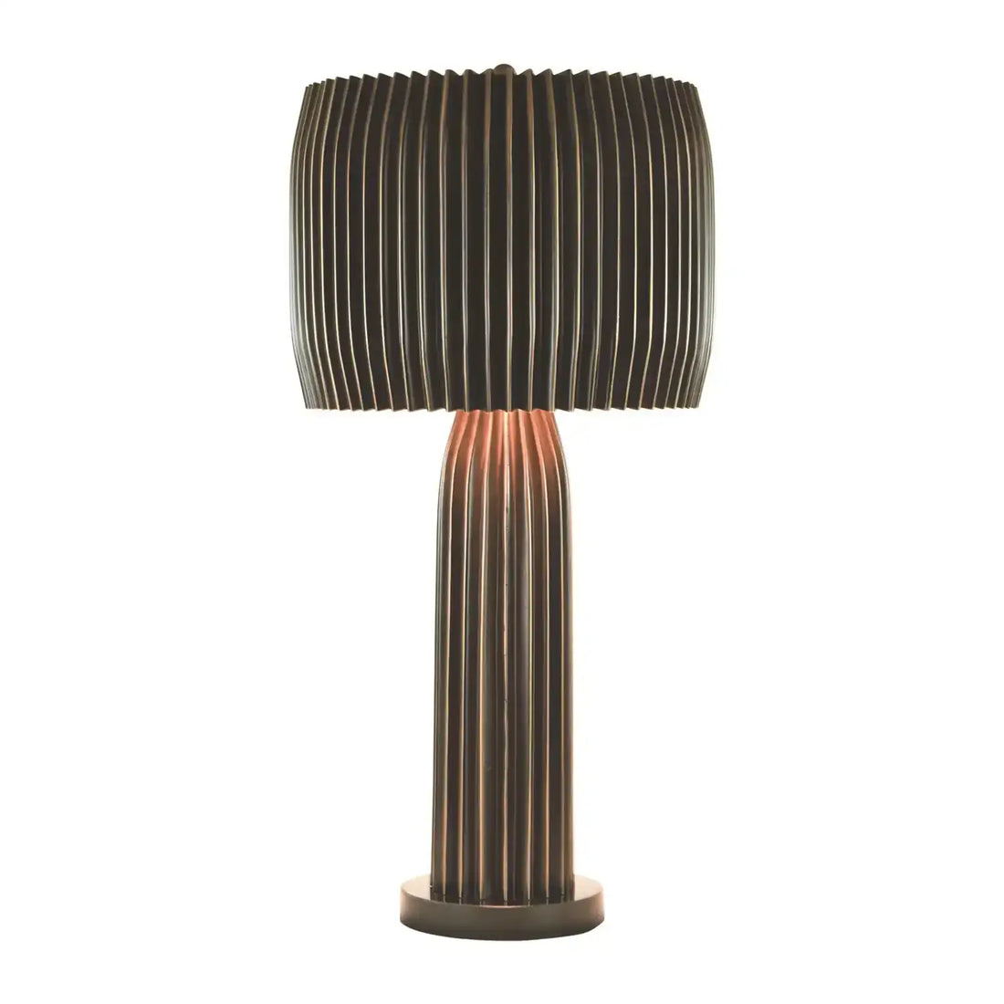 GLOBAL VIEWS, CRIMP TABLE LAMP, TABLE LAMPS