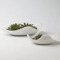 GLOBAL VIEWS MARBLE DOVE BOWL - Decorative Accents
