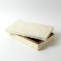 GLOBAL VIEWS CHISELED BONE STORAGE BOX - Decorative Accents