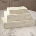 GLOBAL VIEWS CHISELED BONE STORAGE BOX - Decorative Accents