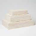 GLOBAL VIEWS CHISELED BONE STORAGE BOX - Decorative Accents