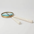 GLOBAL VIEWS CHISELED BONE MAGNIFYING GLASS - Decorative Accents