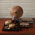 GLOBAL VIEWS ANTIQUE CART WHEEL ON STAND - Art