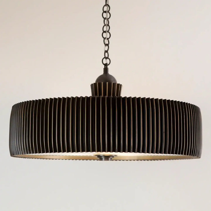 GLOBAL VIEWS, CRIMP CHANDELIER, PENDANT LIGHT
