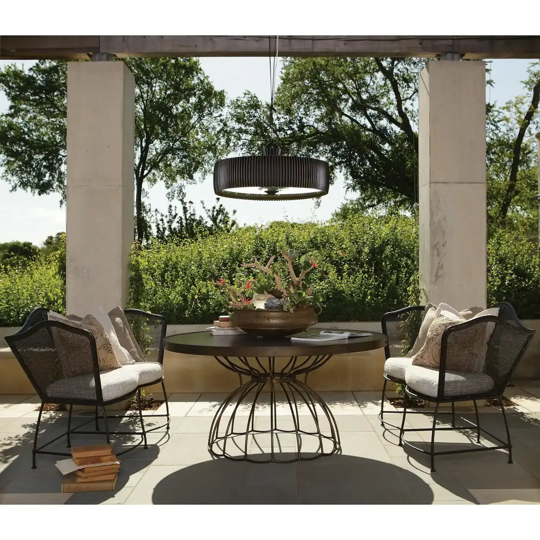 GLOBAL VIEWS, CRIMP CHANDELIER, PENDANT LIGHT