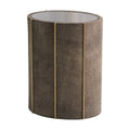GLOBAL VIEWS CHURCHILL OVAL DRUM TABLE - Side