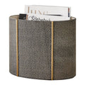 GLOBAL VIEWS CHURCHILL OVAL WASTEBASKET - Decorative Accents