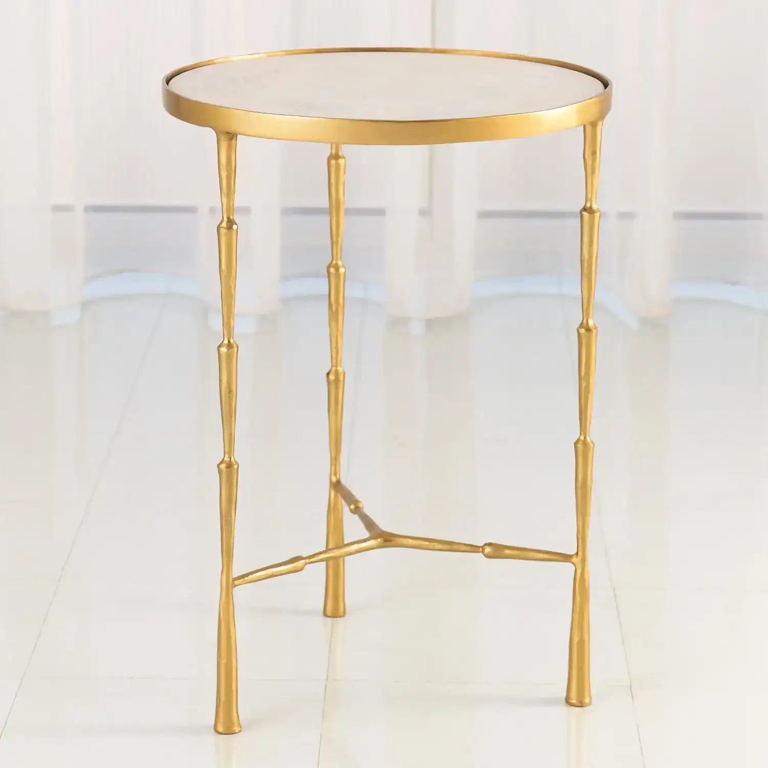 GLOBAL VIEWS SPIKE ACCENT TABLE - Side