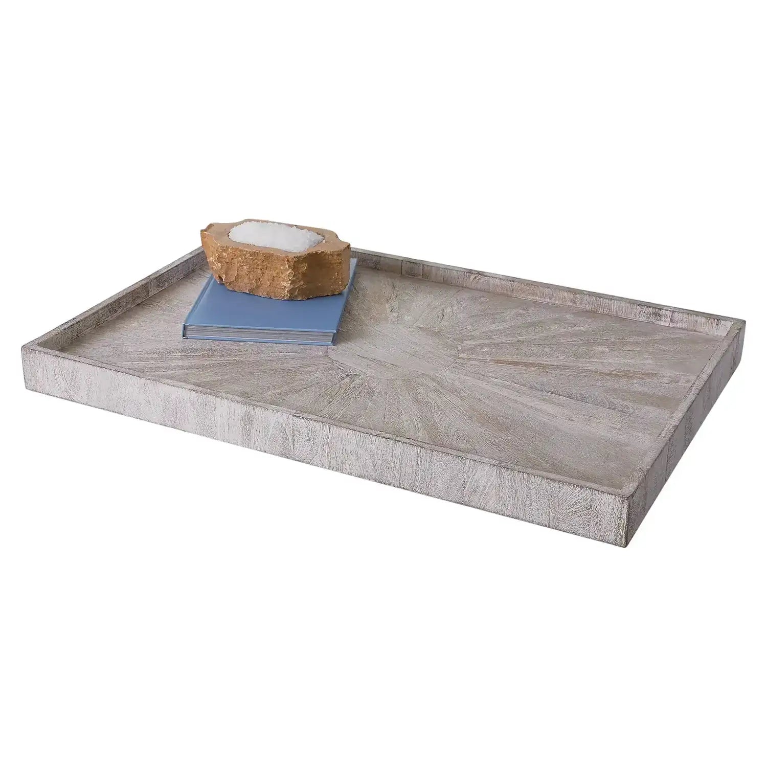 GLOBAL VIEWS DRIFTWOOD OTTOMAN TRAY - Decorative Accents