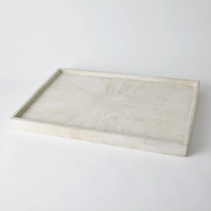 GLOBAL VIEWS DRIFTWOOD OTTOMAN TRAY - Decorative Accents