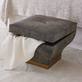 GLOBAL VIEWS CHURCHILL STORAGE OTTOMAN - Benches, Ottoman, Stools