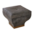 GLOBAL VIEWS CHURCHILL STORAGE OTTOMAN - Benches, Ottoman, Stools