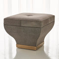 GLOBAL VIEWS CHURCHILL STORAGE OTTOMAN - Benches, Ottoman, Stools
