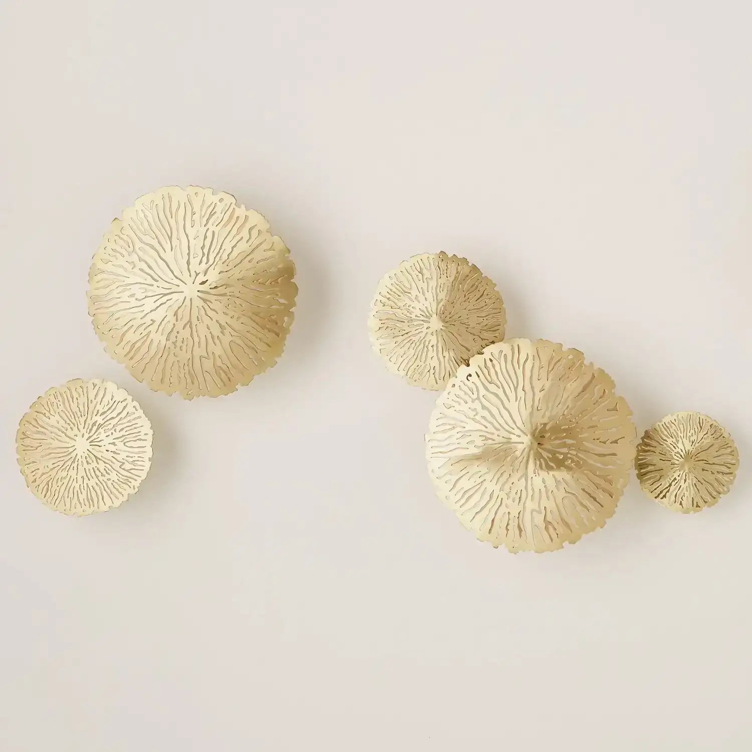 GLOBAL VIEWS S/3 LILY PAD CLUSTERS - Decorative Accents