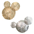 GLOBAL VIEWS S/3 LILY PAD CLUSTERS - Decorative Accents