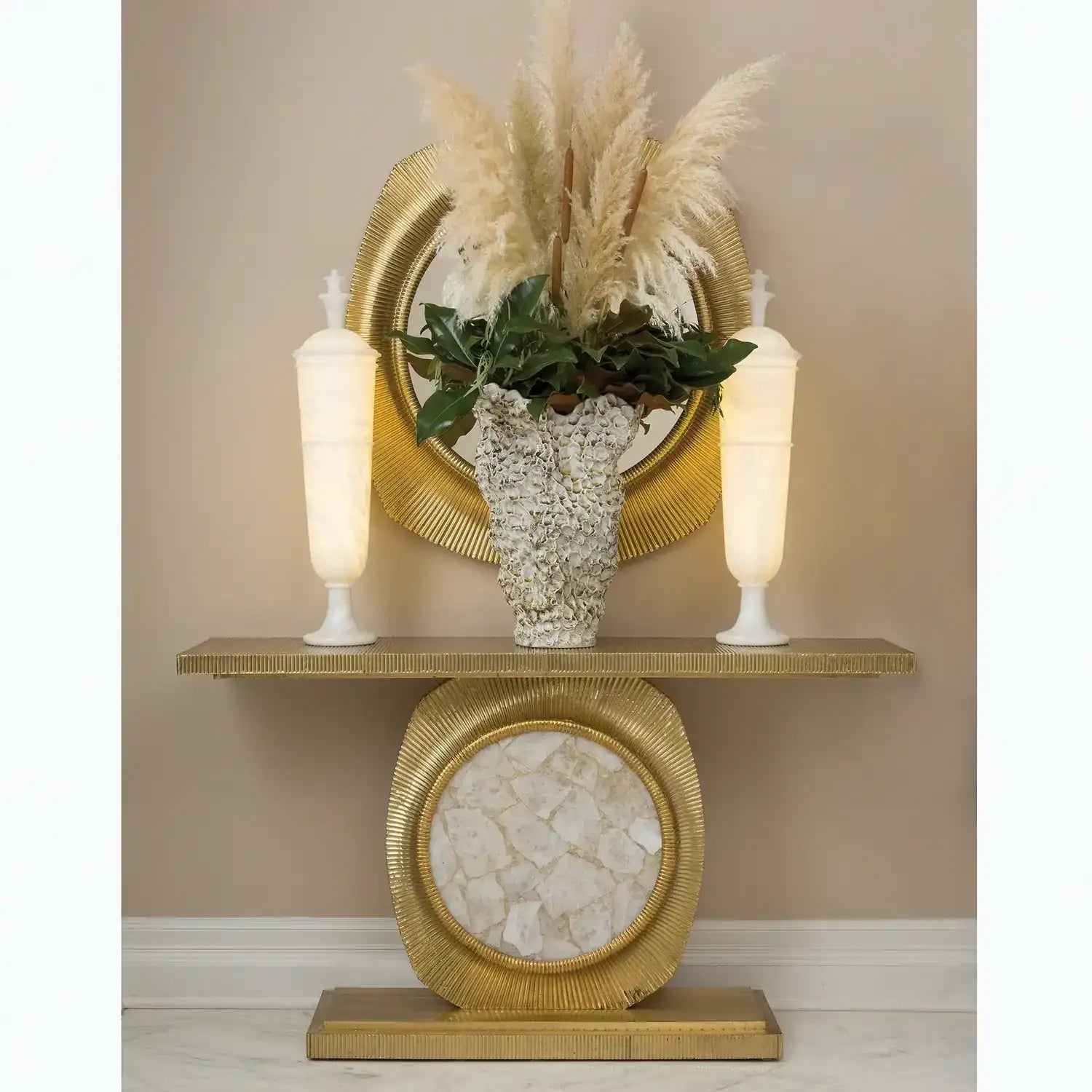GLOBAL VIEWS OPERA FLUTED CONSOLE - Consoles