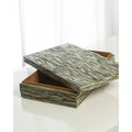 GLOBAL VIEWS CHISELED BONE BOX - Decorative Accents