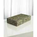 GLOBAL VIEWS CHISELED BONE BOX - Decorative Accents
