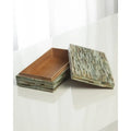 GLOBAL VIEWS CHISELED BONE BOX - Decorative Accents