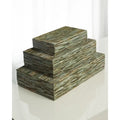 GLOBAL VIEWS CHISELED BONE BOX - Decorative Accents