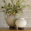GLOBAL VIEWS DESERT WATER POT W/IRON BASE - Decorative Accents