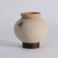 GLOBAL VIEWS DESERT WATER POT W/IRON BASE - Decorative Accents