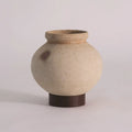 GLOBAL VIEWS DESERT WATER POT W/IRON BASE - Decorative Accents