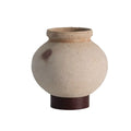 GLOBAL VIEWS DESERT WATER POT W/IRON BASE - Decorative Accents