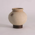 GLOBAL VIEWS DESERT WATER POT W/IRON BASE - Decorative Accents