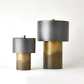 GLOBAL VIEWS, TORTOISE DRUM LAMP, TABLE LAMPS